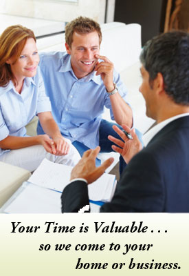 in home or business client meeting